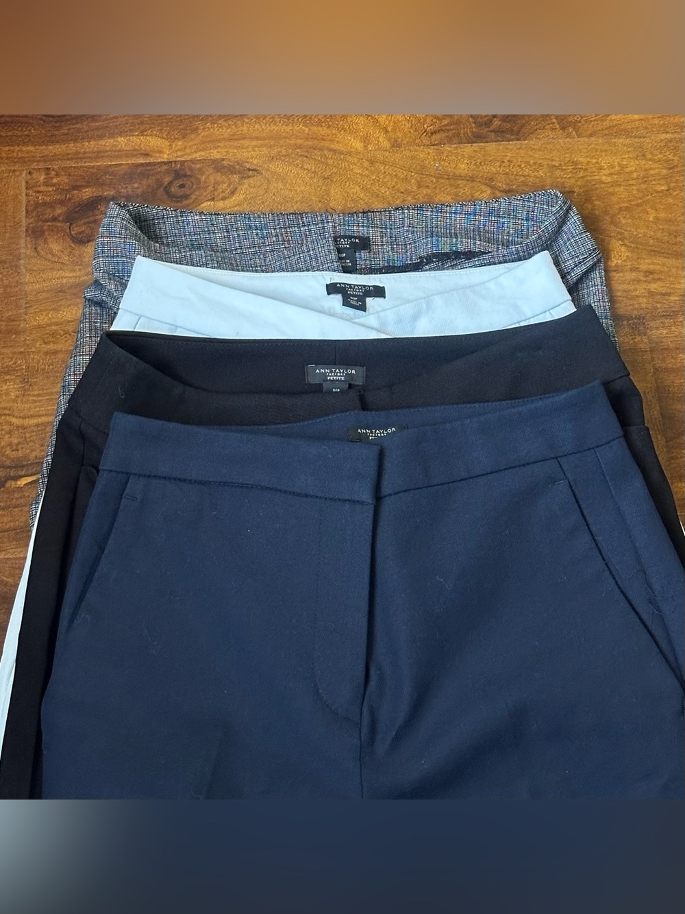 Ann Taylor 00P Petite Business Casual Pants Bundle of 4